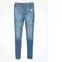 Jean High-Rise Jegging Azul Talla: 14 Regular American Eagle