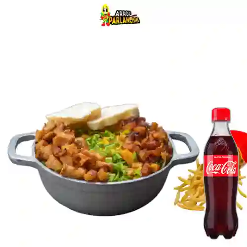 Arroz Paisa Personal +Papas Francesas +CocaCola Org 400ml