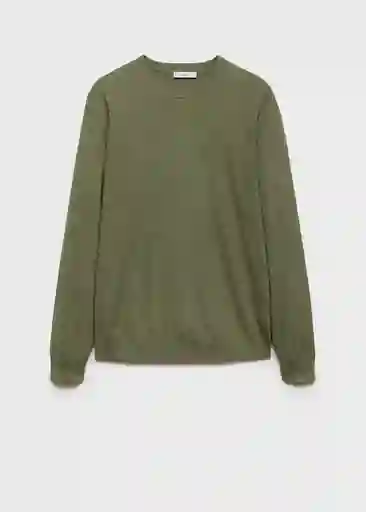 Jersey Avena Verde Talla L Hombre Mango