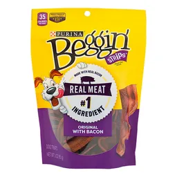 Dog Chow Beggin' Strips With Bacon 85g