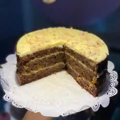 Torta de zanahoria con piña y nueces