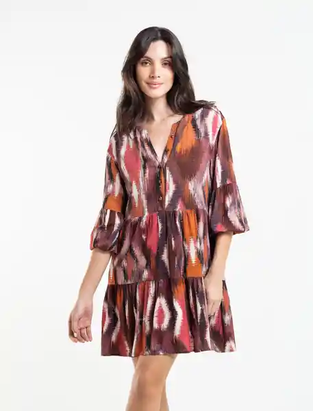  Vestido Lolu Mujer Rosa Rubor Oscuro Talla S Naf-Naf 