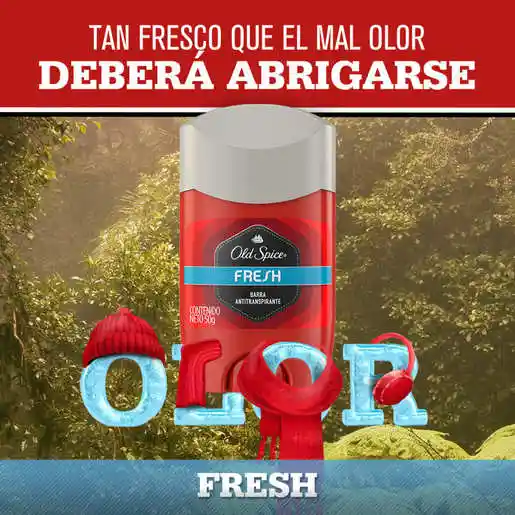 Old Spice Desodorante Fresh en Barra