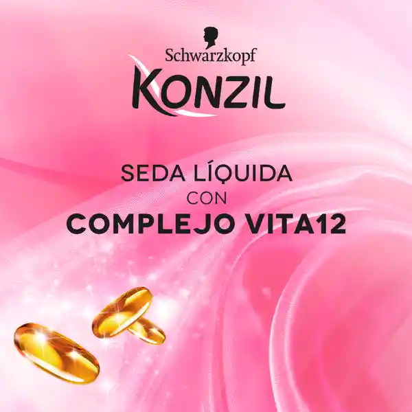 Konzil Shampoo y Acondicionador Suavidad y Brillo Seda 340 mL