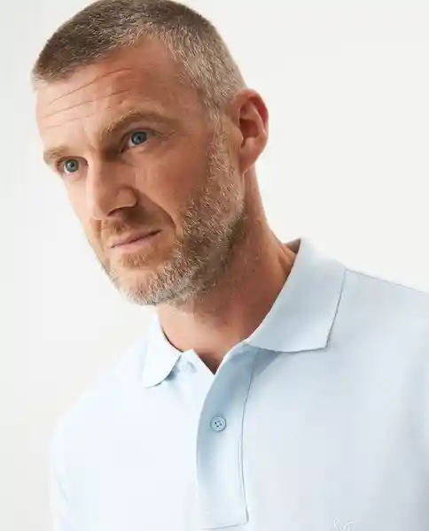 Camiseta Polo Classic Masculino Azul Ligero Claro XS Chevignon