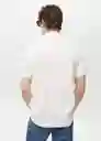 Camiseta Polo Rea Blanco Talla M Hombre Mango