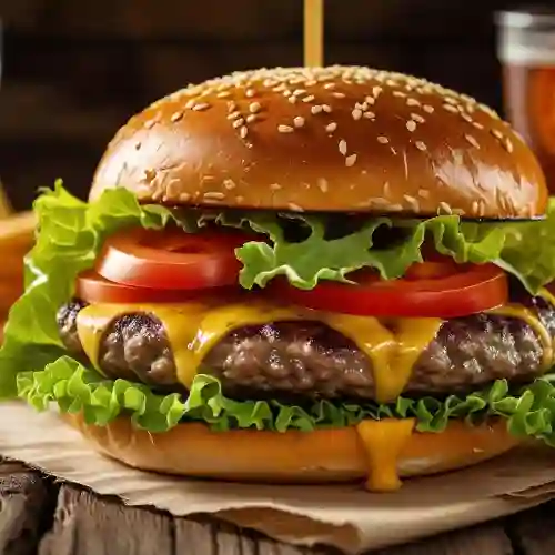 Hamburguesa Sencilla Carne