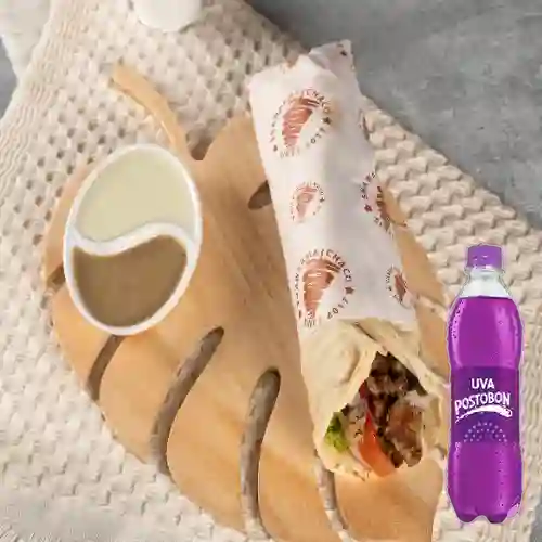 Combo Shawarma de Pollo + Uva 400 ml