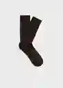 Calcetines Allover2 Marron Talla 42 Hombre Mango