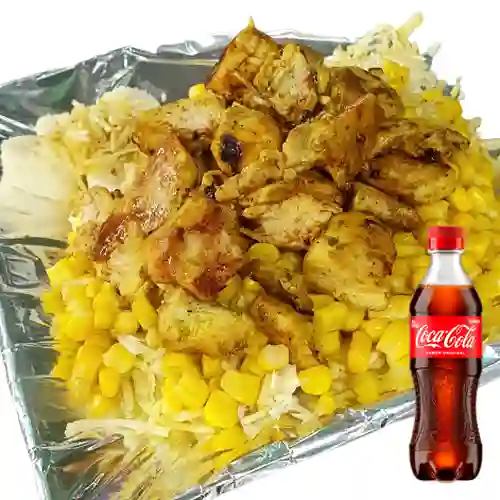 Combo Chuzo Pollo c/ Maiz. + Cocacola Orig 400ml