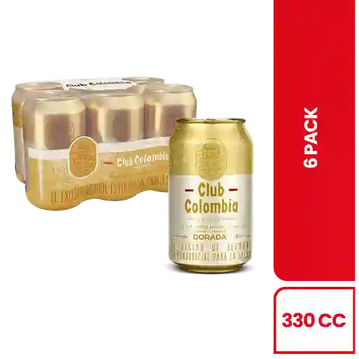 Club colombia cerveza dorada