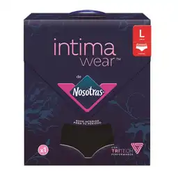 Nosotras Panty Reutilizable para el Periodo Hipster Negro