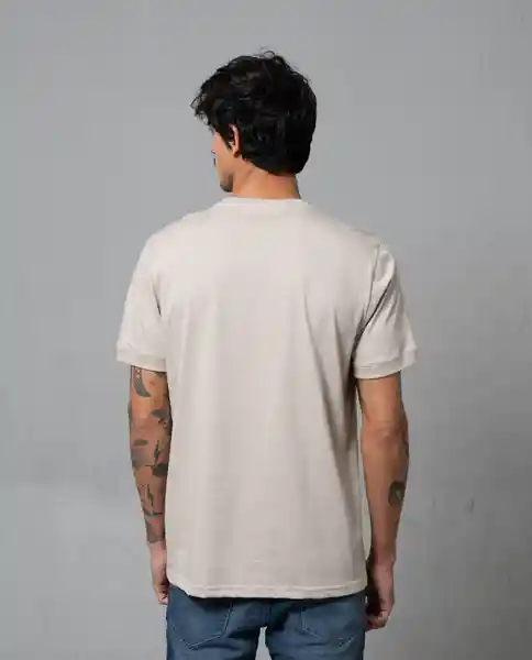 Camiseta Hombre Crudo Talla L 100G005 Rifle