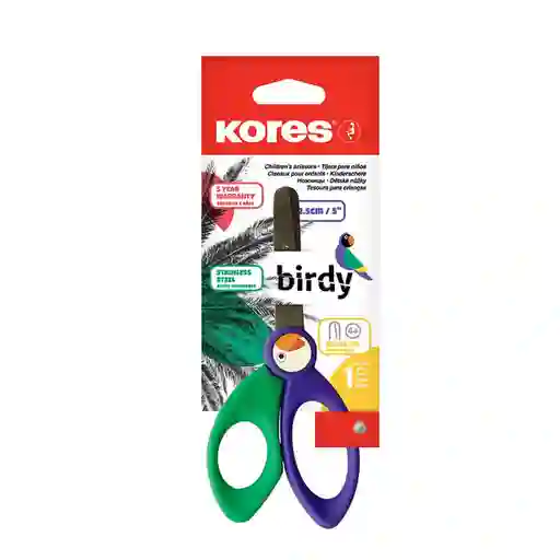 Kores Tijera Escolar Birdy Blíster 35126.61