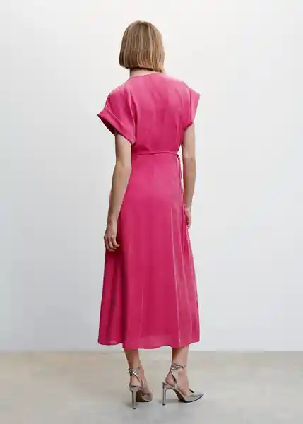 Vestido Salem Fucsia Talla 28 Mujer Mango