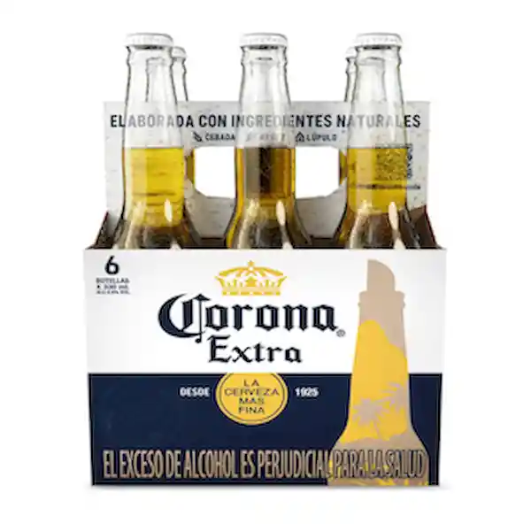 Corona Pack Cerveza Extra Botella