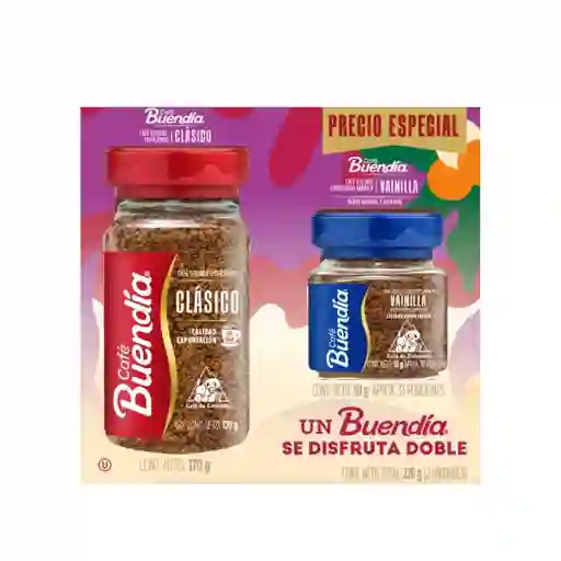 Duopack Café Clásico + Café Vainilla Buendia
