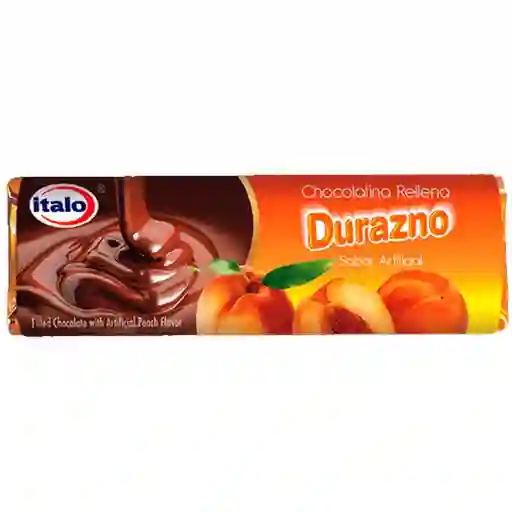 Italo Chocolatina con Relleno de Durazno 