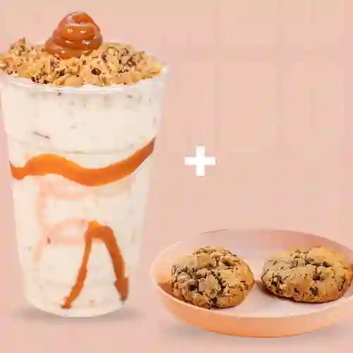 Milkshake + 2 galletas