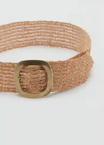 Cinturón Marian Beige Talla M Mujer Mango