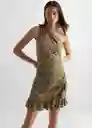 Vestido Joana Verde Pastel Talla 21 Mango Teen Girl Mango