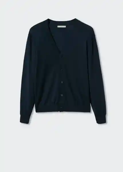 Cardigan Willyc Navy Talla M Hombre Mango