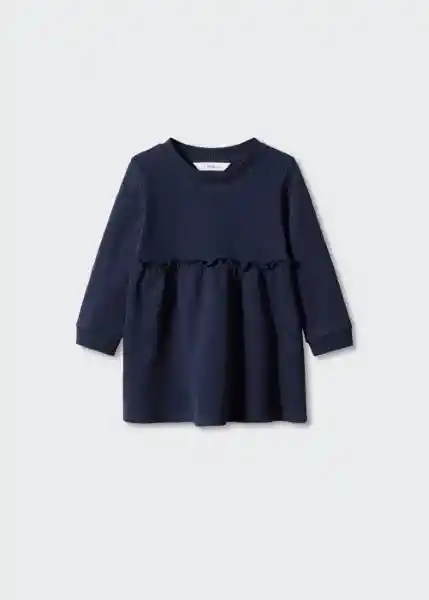 Vestido Jupiter Navy Talla 70 Niña Mango