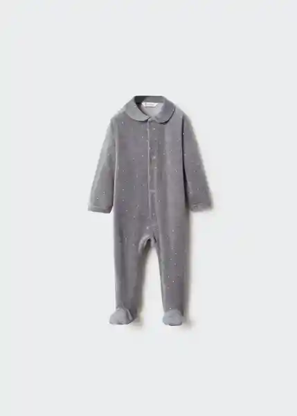 Pijama Shine Antracita Talla 67 Niños Mango