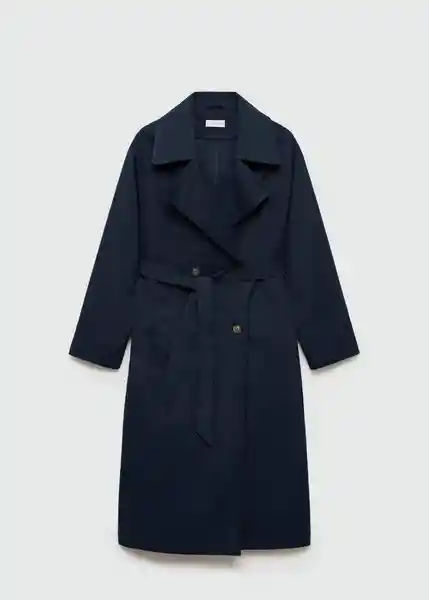 Saco Trench Trenchn Navy Talla 21 Niñas Mango