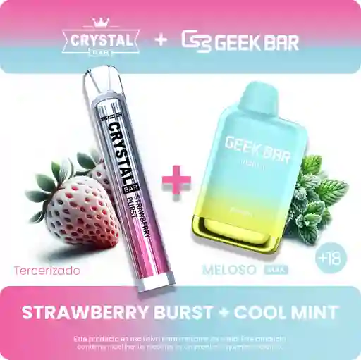 Combo 7 Geek Bar Max + Crystal Vape