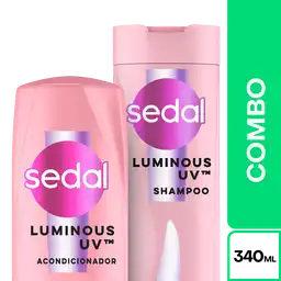 Combo Shampoo Sedal Glycolic 5x Luminoso + Acondicionador