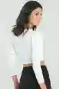 Crop Top Atwood Color Blanco Crudo Talla M Ragged