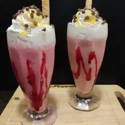 Frappe de Fresa con Helado