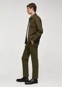 Pantalón Hades Khaki Talla 46 Hombre Mango