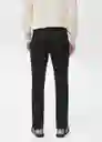 Pantalón Prato Negro Talla 38 Hombre Mango