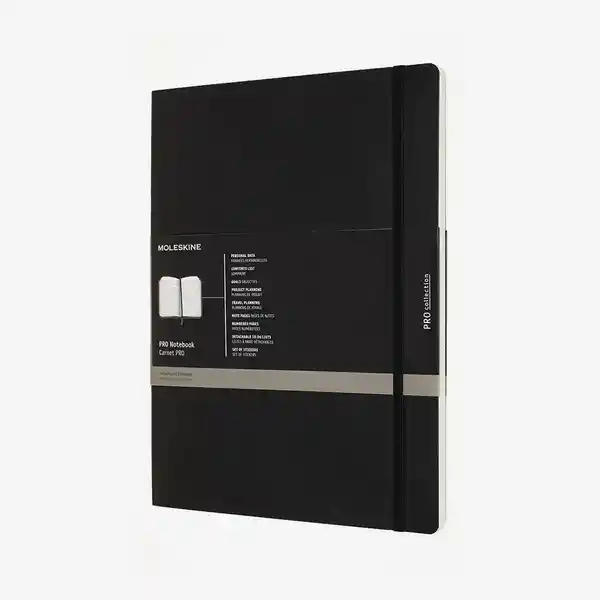 Inkanta Cuaderno Profesional Negro Hc XXL