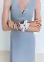 Vestido Siros Tejano Claro Talla XL Mujer Mango
