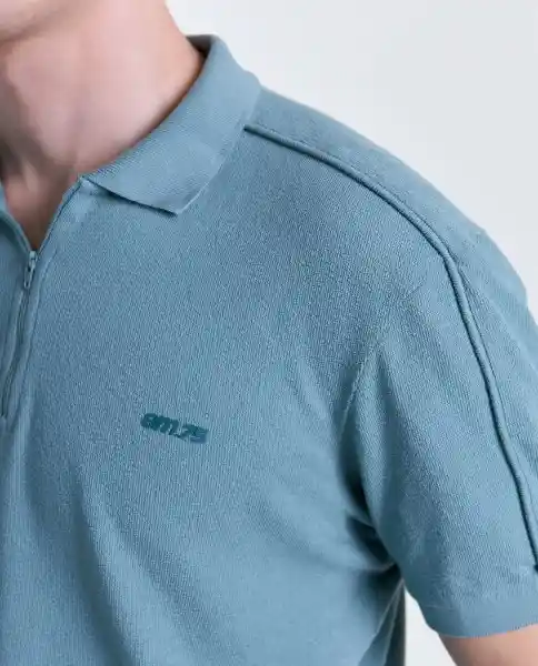 Polo Hombre Gris Talla M 809G009_GRI175110 Americanino