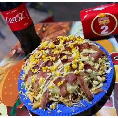 Salchipapa Familiar (3 a 4 Personas)
