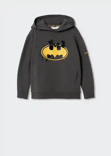 Sudadera Heroe Antracita Talla 08 Niños Mango