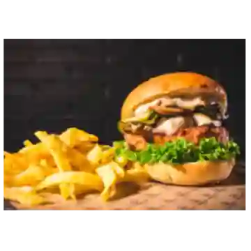 Hamburguesa Clasica + Papas