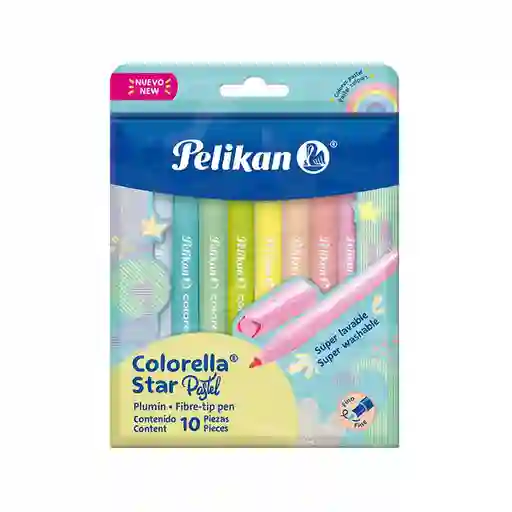 Pelikan Plumón Colorella Star Pastel