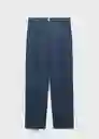 Pantalón Brunoli Azul Talla 40 Mujer Mango