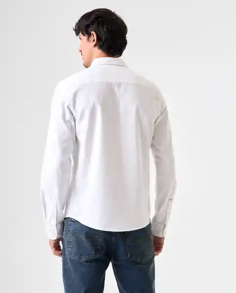 Camisa Hombre Blanco Talla M 812G503_BLA110601 Americanino