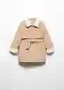 Chaqueta Anorak Dinab5 Arena Talla 70 Niña Mango