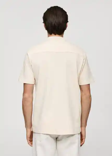 Polo Blais Blanco Talla XXL Hombre Mango