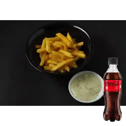 Combo Papas a la Francesa +Cocacola S/az 400ml