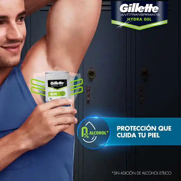 Desodorante Antitranspirante Hombre Gillette Hydra Gel Aloe 82 g