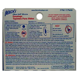 Macks tapones para oidos de silicon