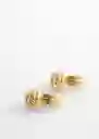 Pendientes Dallas Oro Talla 99 Mujer Mango